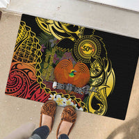 Papua New Guinea 50th Independence Anniversary Rubber Doormat Independen Stet bilong Papua Niu Gini LT14 - Polynesian Pride