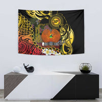 Papua New Guinea 50th Independence Anniversary Tapestry Independen Stet bilong Papua Niu Gini LT14 - Polynesian Pride