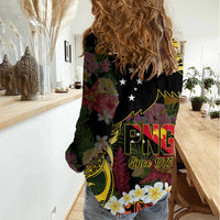 Papua New Guinea 50th Independence Anniversary Women Casual Shirt Independen Stet bilong Papua Niu Gini LT14 - Polynesian Pride