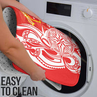 Personalised Kolisi Tonga Bathroom Set Mate Maa Tonga Ngatu Pattern - Polynesian Pride