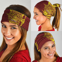 Personalised Tonga High School Neck Gaiter THS Tongan Ngatu Pattern - Polynesian Pride