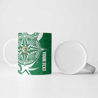 Personalised Liahona - Saineha High School Ceramic Mug Tongan Ngatu Pattern - Polynesian Pride
