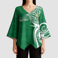 Personalised Liahona - Saineha High School Kimono Sleeve Blouse Tongan Ngatu Pattern - Polynesian Pride
