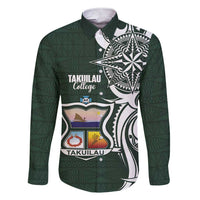 Personalised Tonga Takuilau College Family Matching Short Sleeve Bodycon Dress and Hawaiian Shirt Est 1975 Tongan Ngatu Pattern - Polynesian Pride