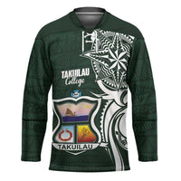 Personalised Tonga Takuilau College Hockey Jersey Est 1975 Tongan Ngatu Pattern - Polynesian Pride