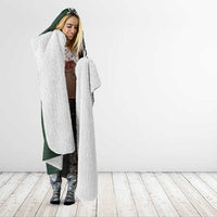 Personalised Tonga Takuilau College Hooded Blanket Est 1975 Tongan Ngatu Pattern - Polynesian Pride