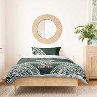 Personalised Tonga Takuilau College Bedding Set 50th Anniversary Ngatu Kupesi - Polynesian Pride