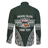 Personalised Tonga Takuilau College Family Matching Summer Maxi Dress and Hawaiian Shirt 50th Anniversary Ngatu Kupesi - Polynesian Pride