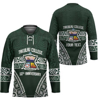 Personalised Tonga Takuilau College Hockey Jersey 50th Anniversary Ngatu Kupesi - Polynesian Pride