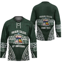 Personalised Tonga Takuilau College Hockey Jersey 50th Anniversary Ngatu Kupesi - Polynesian Pride