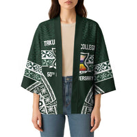 Personalised Tonga Takuilau College Kimono 50th Anniversary Ngatu Kupesi - Polynesian Pride