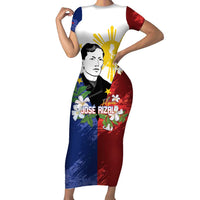 Philippines Rizal Day Family Matching Short Sleeve Bodycon Dress and Hawaiian Shirt Filipino Sampaguita Grunge Style - Polynesian Pride