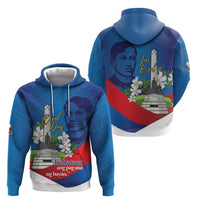 Philippines Rizal Day Hoodie Filipino Motto Stella Polynesian Pattern - Polynesian Pride