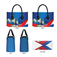 Philippines Rizal Day Leather Bag Filipino Motto Stella Polynesian Pattern - Polynesian Pride