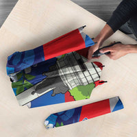 Philippines Rizal Day Umbrella Filipino Motto Stella Polynesian Pattern - Polynesian Pride