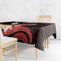 Polynesia AIDS Awareness Month Tablecloth Take The Rights Path Polynesian Pattern