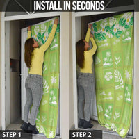 Aloha Hawaii Tuberose Lei Door Cover Tropical Vibes Green Color - Polynesian Pride