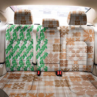 Aloha Hawaii Palaka Tuberose Lei Back Car Seat Cover Hawaiian Quilt Seamless Style - Polynesian Pride