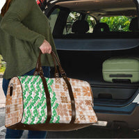 Aloha Hawaii Palaka Tuberose Lei Travel Bag Hawaiian Quilt Seamless Style - Polynesian Pride