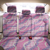 Pink Hawaii Palaka Honohono Pikake Back Car Seat Cover Hawaiian Orchid Lei Polynesian Pattern - Polynesian Pride