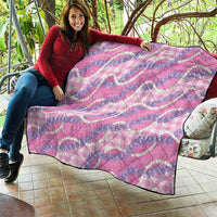 Pink Hawaii Palaka Honohono Pikake Quilt Hawaiian Orchid Lei Polynesian Pattern - Polynesian Pride