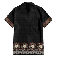 Bula Fiji Dashiki Vintage Fijian Masi Tapa Pattern Family Matching Off Shoulder Long Sleeve Dress and Hawaiian Shirt LT14 - Polynesian Pride