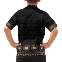 Bula Fiji Dashiki Vintage Fijian Masi Tapa Pattern Family Matching Tank Maxi Dress and Hawaiian Shirt LT14 - Polynesian Pride