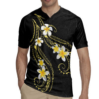 Polynesia Tattoo With Plumeria Rugby Jersey Elegant Vibes LT14 - Polynesian Pride