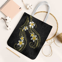 Polynesia Tattoo With Plumeria Tote Bag Elegant Vibes