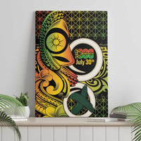 Vanuatu 1980 Canvas Wall Art Ni-Van Tamtam Sand Drawing Pattern