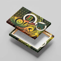 Vanuatu 1980 Canvas Wall Art Ni-Van Tamtam Sand Drawing Pattern