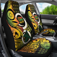 Vanuatu 1980 Car Seat Cover Ni-Van Tamtam Sand Drawing Pattern