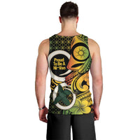 Vanuatu 1980 Men Tank Top Ni-Van Tamtam Sand Drawing Pattern