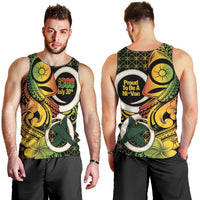 Vanuatu 1980 Men Tank Top Ni-Van Tamtam Sand Drawing Pattern