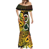 Vanuatu 1980 Mermaid Dress Ni-Van Tamtam Sand Drawing Pattern