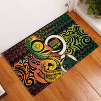 Vanuatu 1980 Rubber Doormat Ni-Van Tamtam Sand Drawing Pattern