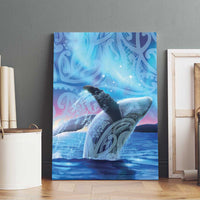 New Zealand Matariki Humpback Whale Canvas Wall Art Paikea Maori New Year Blue Galaxy LT14 - Polynesian Pride