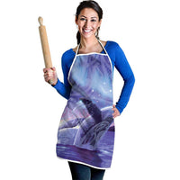 New Zealand Matariki Humpback Whale Apron Paikea Maori New Year Purple Galaxy LT14 - Polynesian Pride