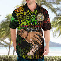 Personalised Father Day Hawaii Hawaiian Shirt Kanaka Kakau Hauoli La Makuakane LT14 - Polynesian Pride