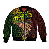 Polynesian Pride Father Day Vanuatu Bomber Jacket I Love You Dad Reggae Version LT14 Unisex Reggae - Polynesian Pride