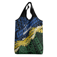 Halo Olaketa Solomon Islands Tapa Pattern Grocery Bag LT14 - Polynesian Pride
