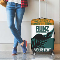 AUNZ Rugby Custom Luggage Cover Australia Kangaroo New Zealand Silver Fern - Polynesian Pride