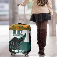 AUNZ Rugby Custom Luggage Cover Australia Kangaroo New Zealand Silver Fern - Polynesian Pride
