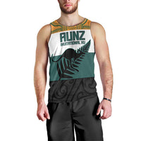 AUNZ Rugby Custom Men Tank Top Australia Kangaroo New Zealand Silver Fern - Polynesian Pride