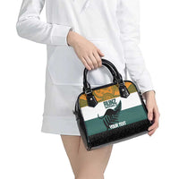 AUNZ Rugby Custom Shoulder Handbag Australia Kangaroo New Zealand Silver Fern - Polynesian Pride