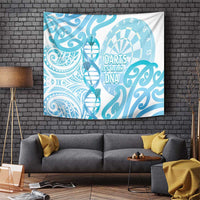 New Zealand Darts Tapestry Aotearoa Maori Its In My DNA White - Polynesian Pride