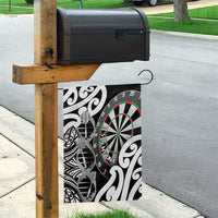 New Zealand Darts Garden Flag Aotearoa Maori Its In My DNA Black - Polynesian Pride