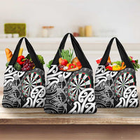 New Zealand Darts Grocery Bag Aotearoa Maori Its In My DNA Black - Polynesian Pride
