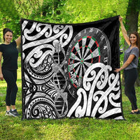 New Zealand Darts Quilt Aotearoa Maori Its In My DNA Black - Polynesian Pride