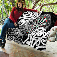 New Zealand Darts Quilt Aotearoa Maori Its In My DNA Black - Polynesian Pride